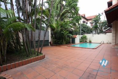 Amazing spacious house with nice garden and swimming pool for rent in Tay Ho